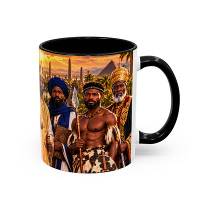 The Warrior Kings Coffee Mug | Seven Kings. One Legacy. | African History Gift