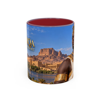 Taharqa Coffee Mug | King of Kush and Kemet | African History Mug