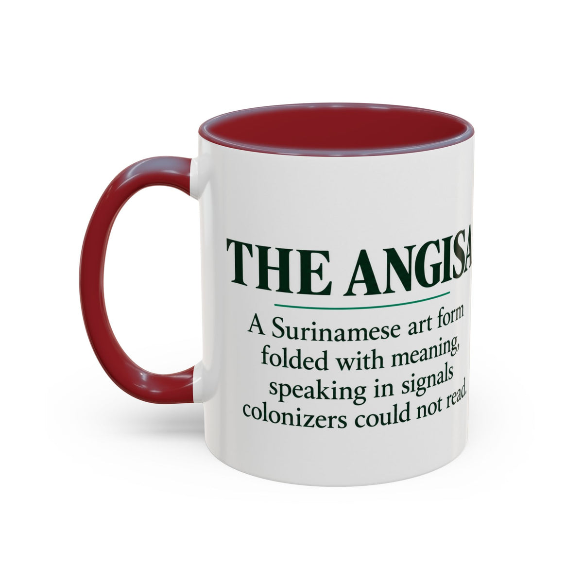 The Angisa Coffee Mug | Folded with Meaning | Tignon Law Collectio