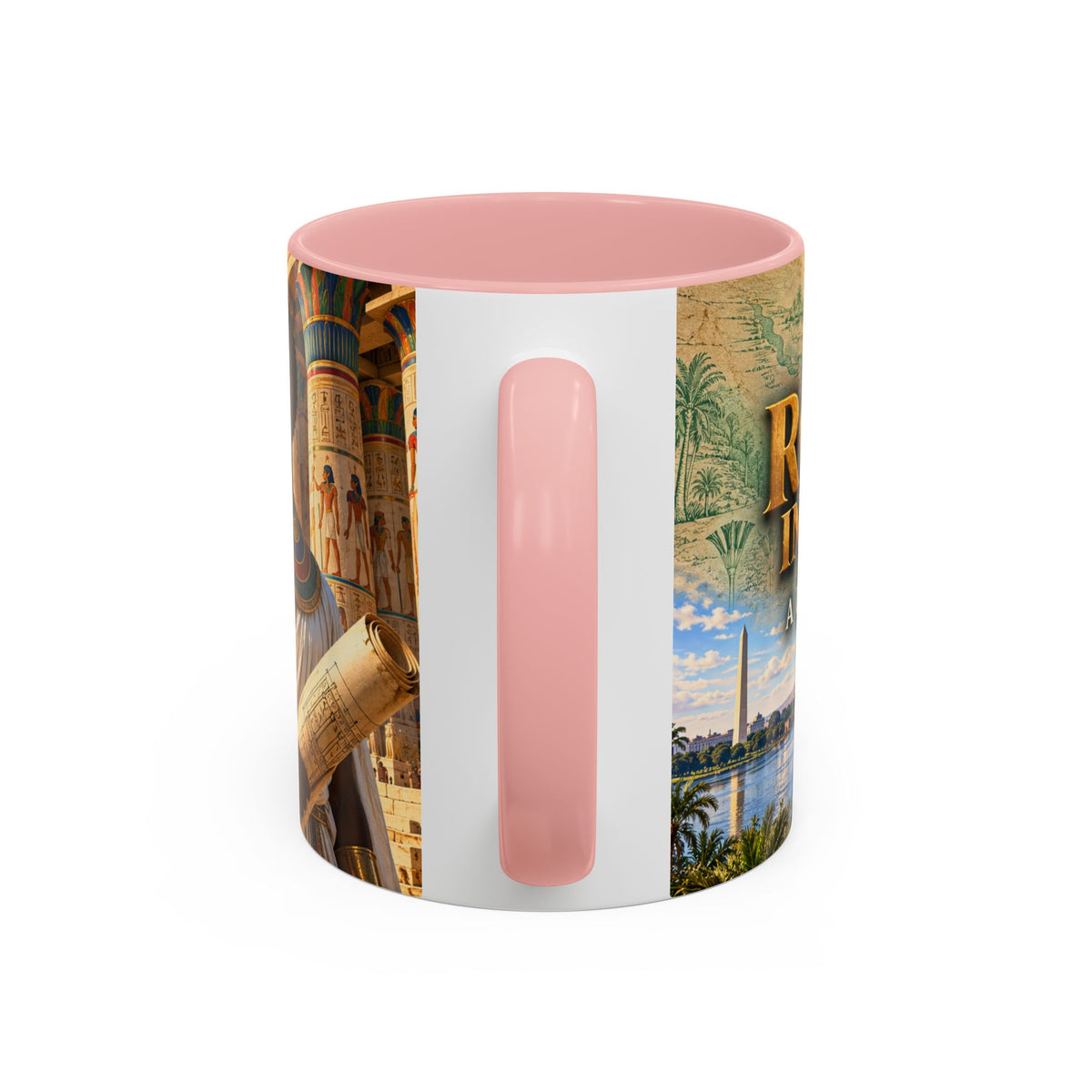 Rooted in Kemet Coffee Mug | A Legacy in Stone | Dollar Bill Symbolism