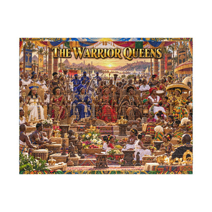Warrior Queens Royal Assembly Jigsaw Puzzle | Black Women & African Heritage | 110–1014 Pieces