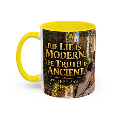 The Lie Is Modern. The Truth Is Ancient. — Kemetic Scholars Coffee Mug