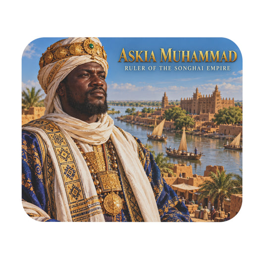Askia Muhammad Mouse Pad | Ruler of the Songhai Empire | African History Desk Accessory