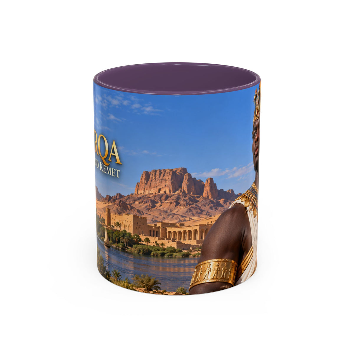 Taharqa Coffee Mug | King of Kush and Kemet | African History Mug