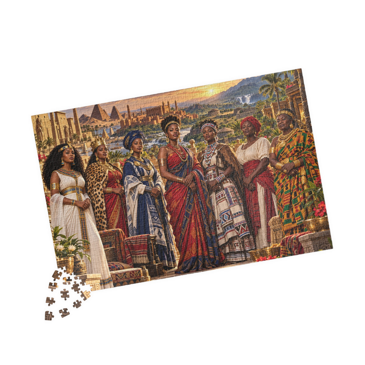 Warrior Queens Jigsaw Puzzle | Seven Queens, Unbreakable Spirit | 110–1014 Pieces