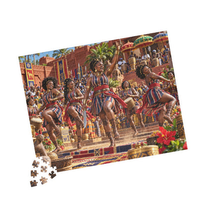 Agojie Celebration Jigsaw Puzzle | African Warrior Women | Hotep Creations
