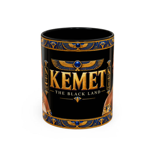 Kemet Coffee Mug | The Black Land | African Heritage Gift