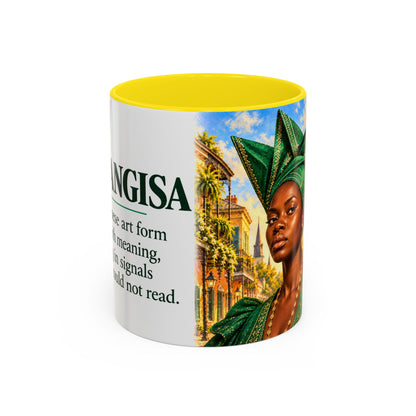 The Angisa Coffee Mug | Folded with Meaning | Tignon Law Collectio