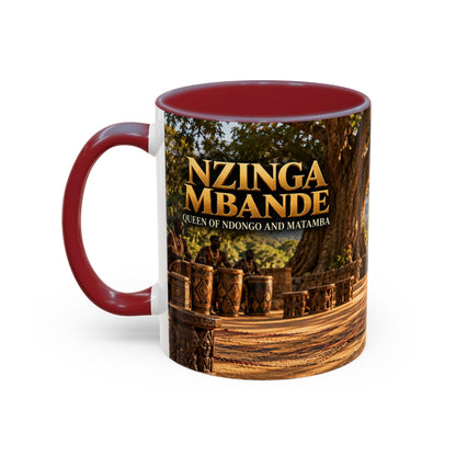 Queen Nzinga Coffee Mug | African Queen Art | Warrior Queens Collection