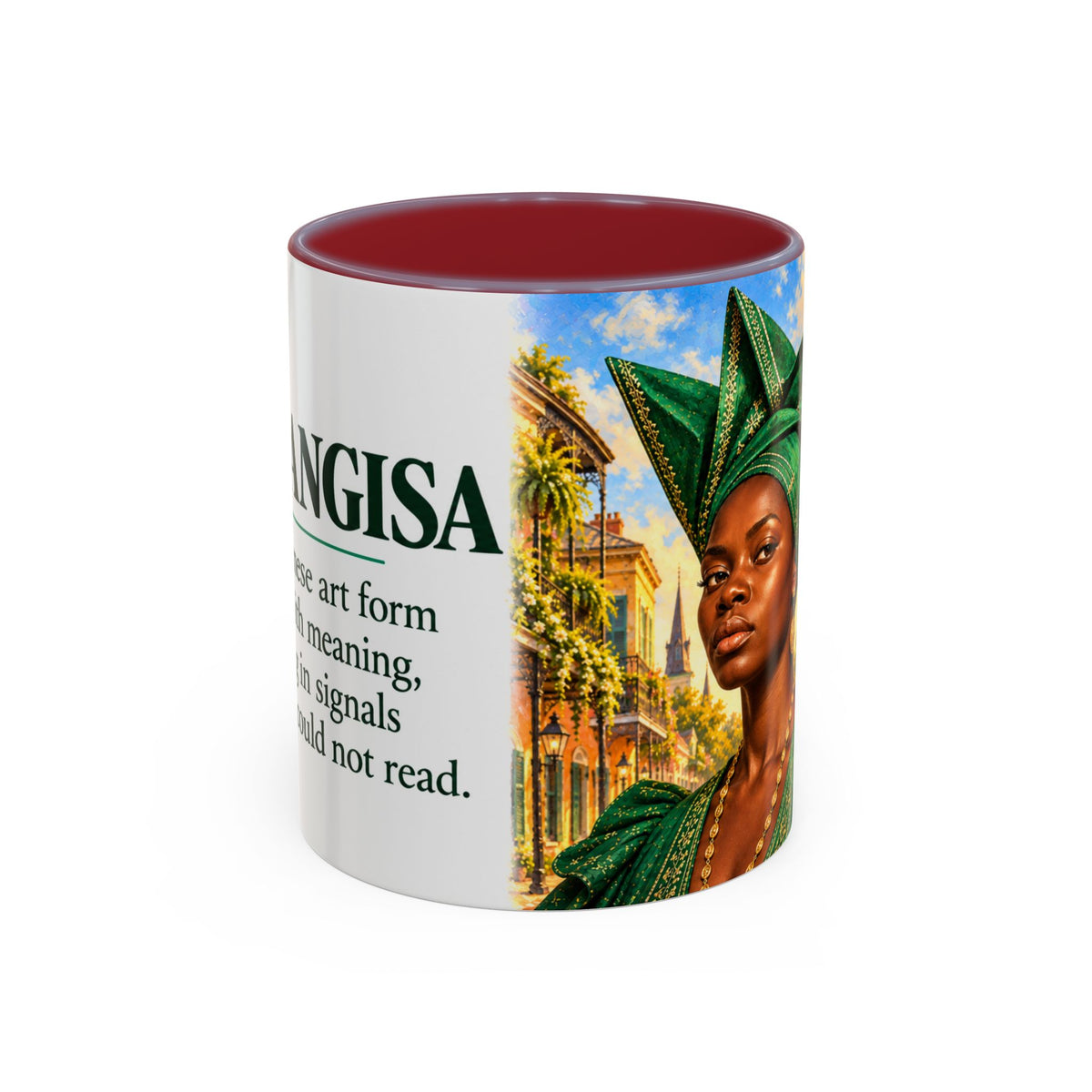 The Angisa Coffee Mug | Folded with Meaning | Tignon Law Collectio