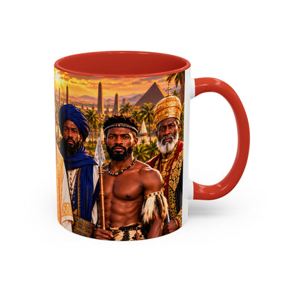 The Warrior Kings Coffee Mug | Wealth. Wisdom. Power. | African History Gift