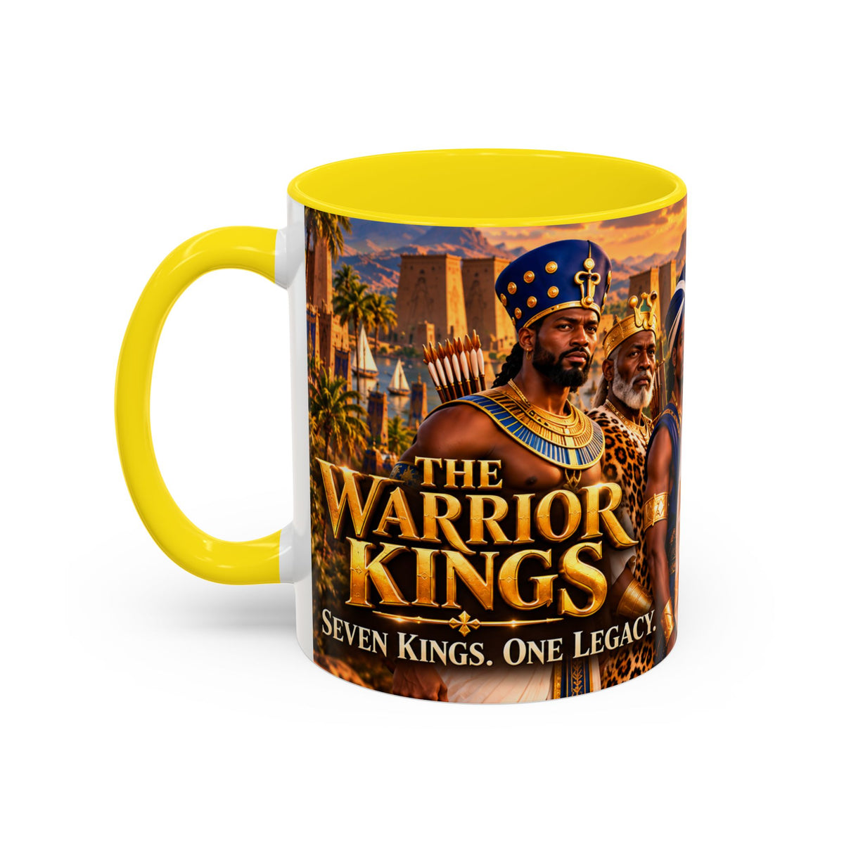 The Warrior Kings Coffee Mug | Seven Kings. One Legacy. | African History Gift