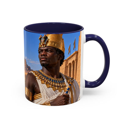 Taharqa Coffee Mug | King of Kush and Kemet | African History Mug