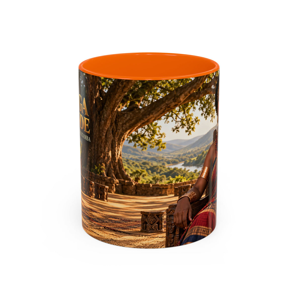 Queen Nzinga Coffee Mug | African Queen Art | Warrior Queens Collection