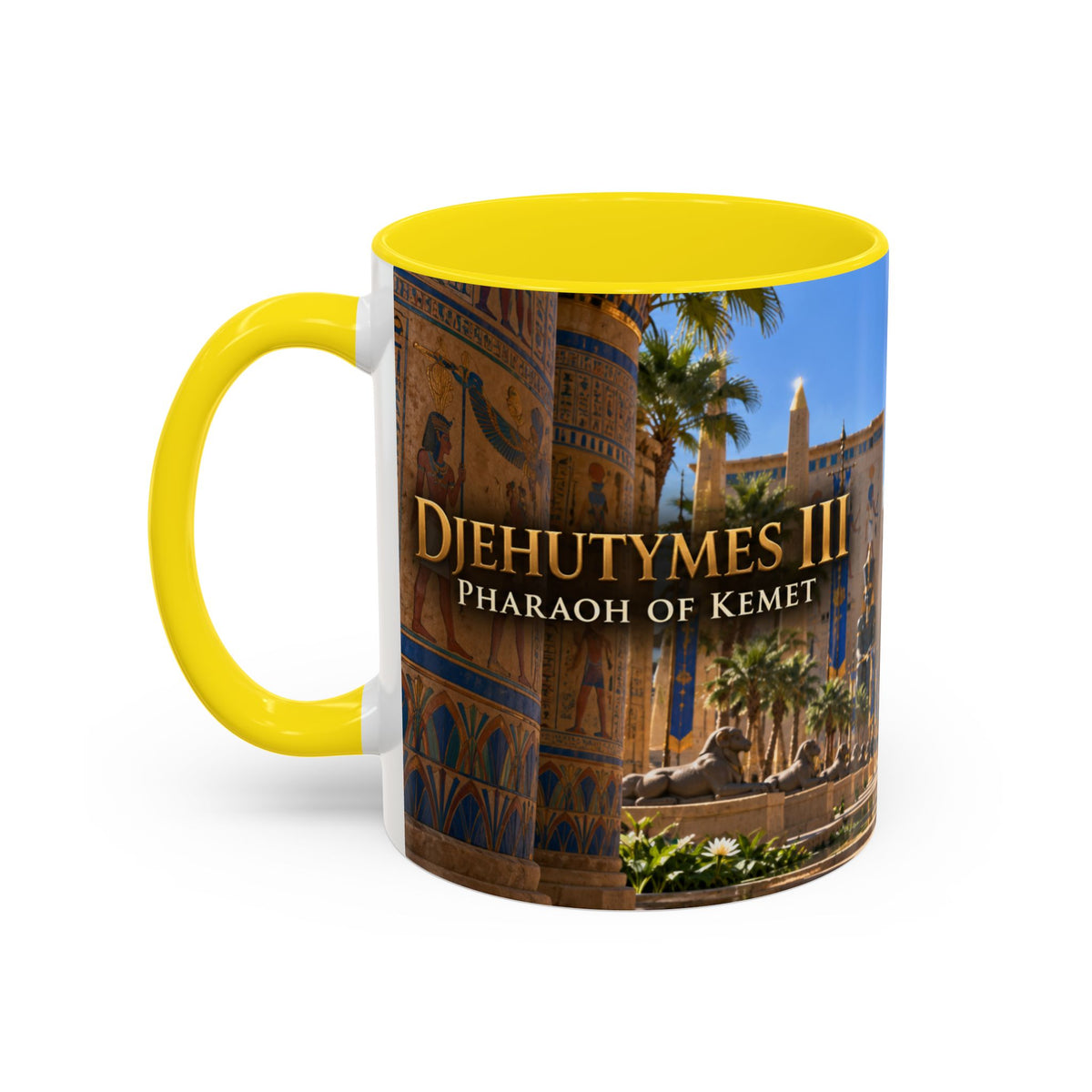 Djehutymes III Coffee Mug | Pharaoh of Kemet | African History Mug