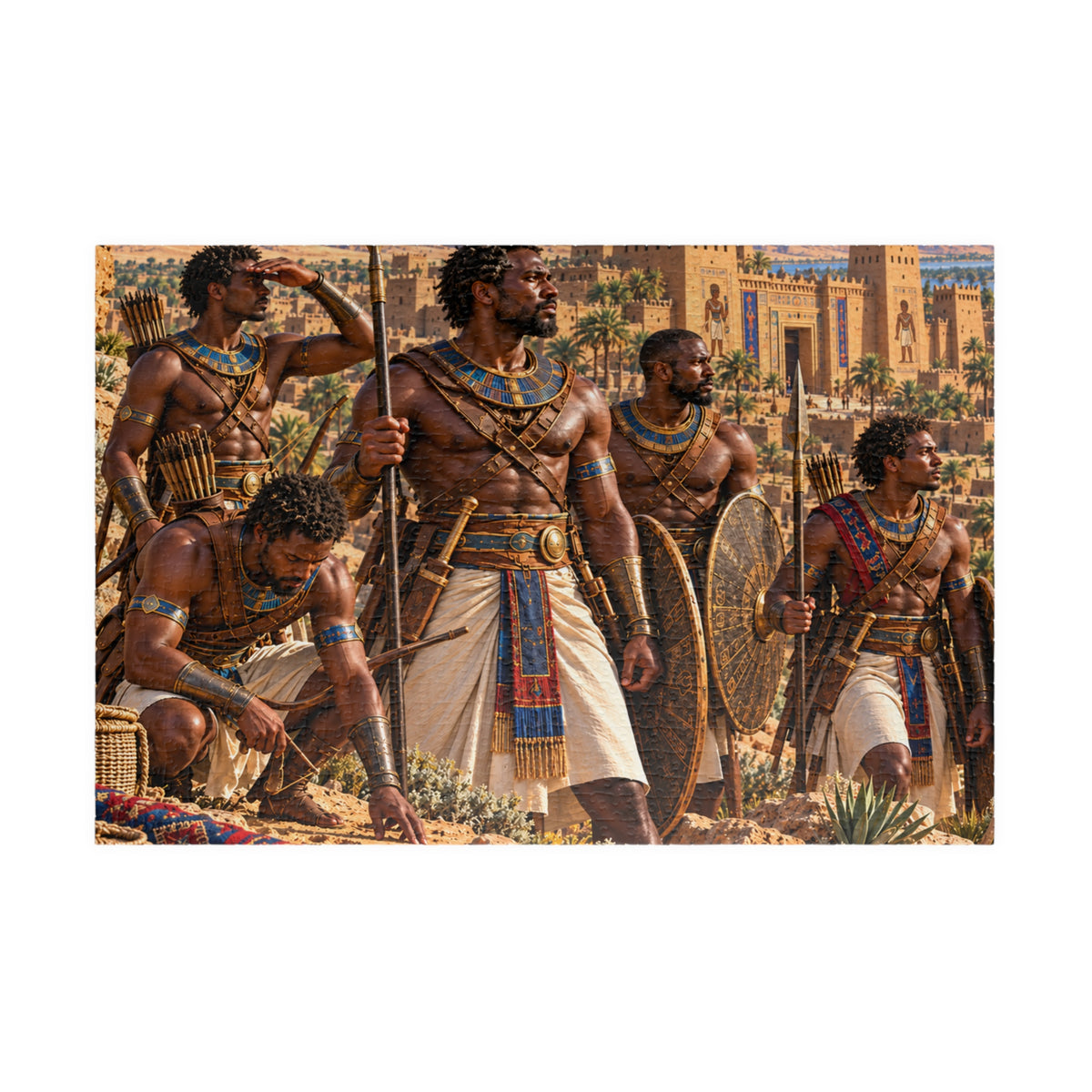 Medjay Lookout Jigsaw Puzzle | Guardians Above the City | 110–1014 Pieces