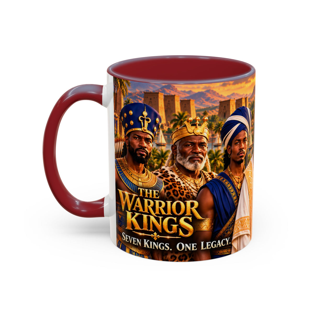 The Warrior Kings Coffee Mug | Wealth. Wisdom. Power. | African History Gift