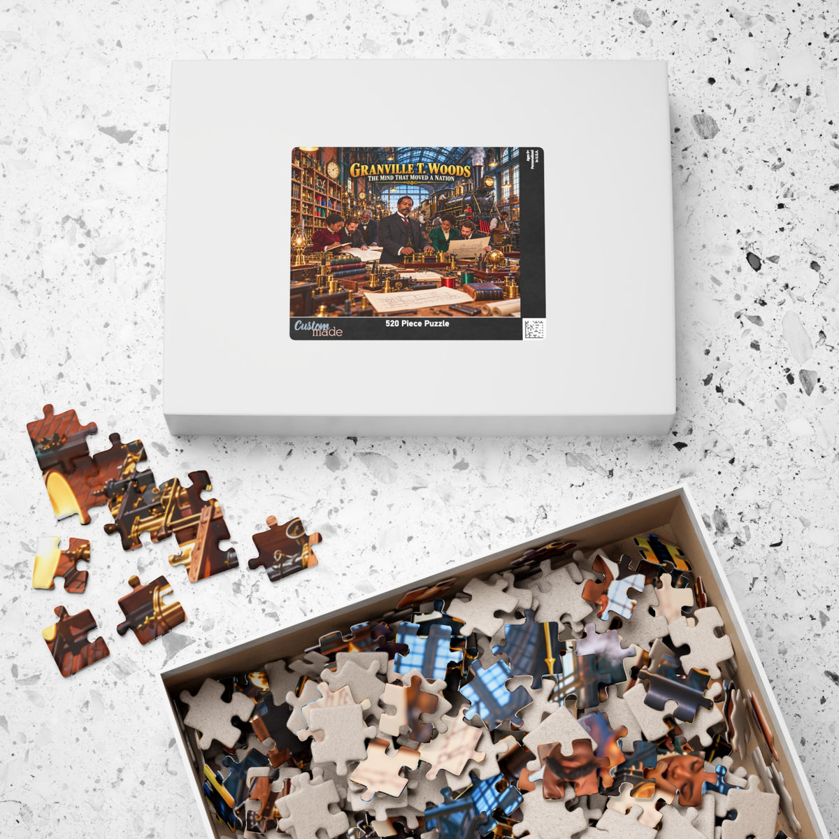 Granville T. Woods Jigsaw Puzzle | The Mind That Moved a Nation | Black Inventor Gift