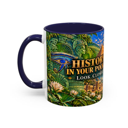 History in Your Pocket Coffee Mug | Dollar Bill Symbolism | Look Closer