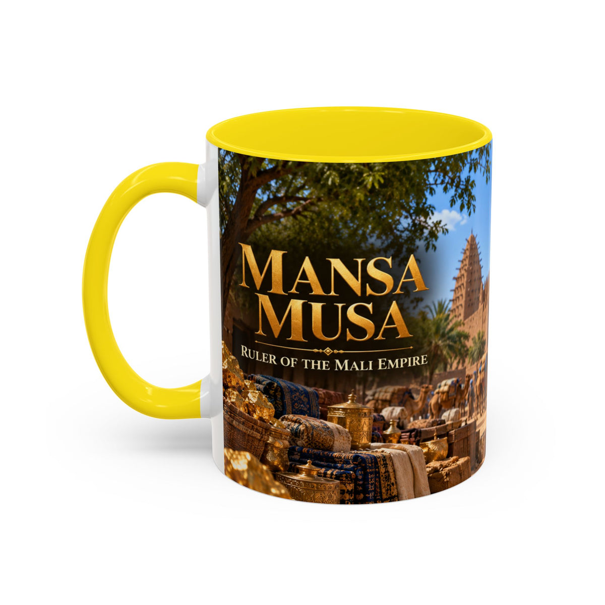 Mansa Musa Coffee Mug | Ruler of the Mali Empire | African History Mug