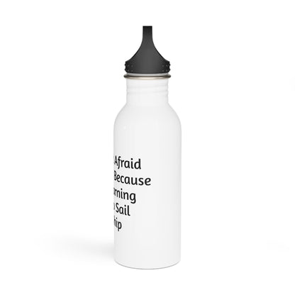 Conquer The Storms Motivational Water Bottle