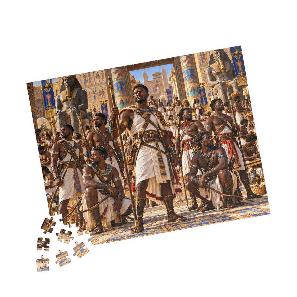 Medjay Guardians Jigsaw Puzzle | African Warrior Art | 110–1014 Pieces