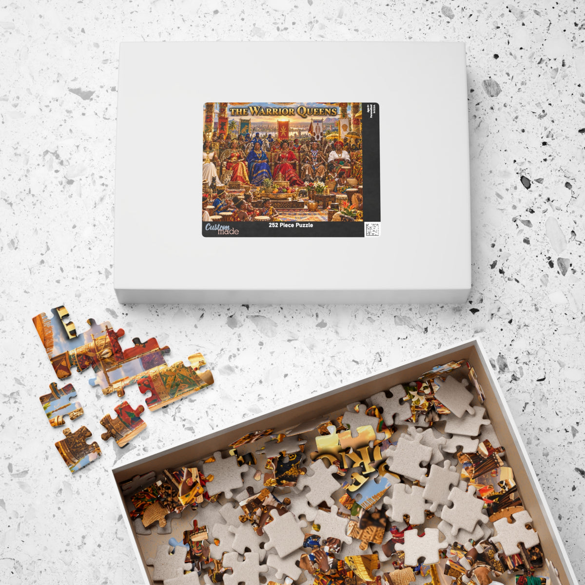 The Warrior Queens 500-Piece Jigsaw Puzzle | Seven Queens | Black History Gift