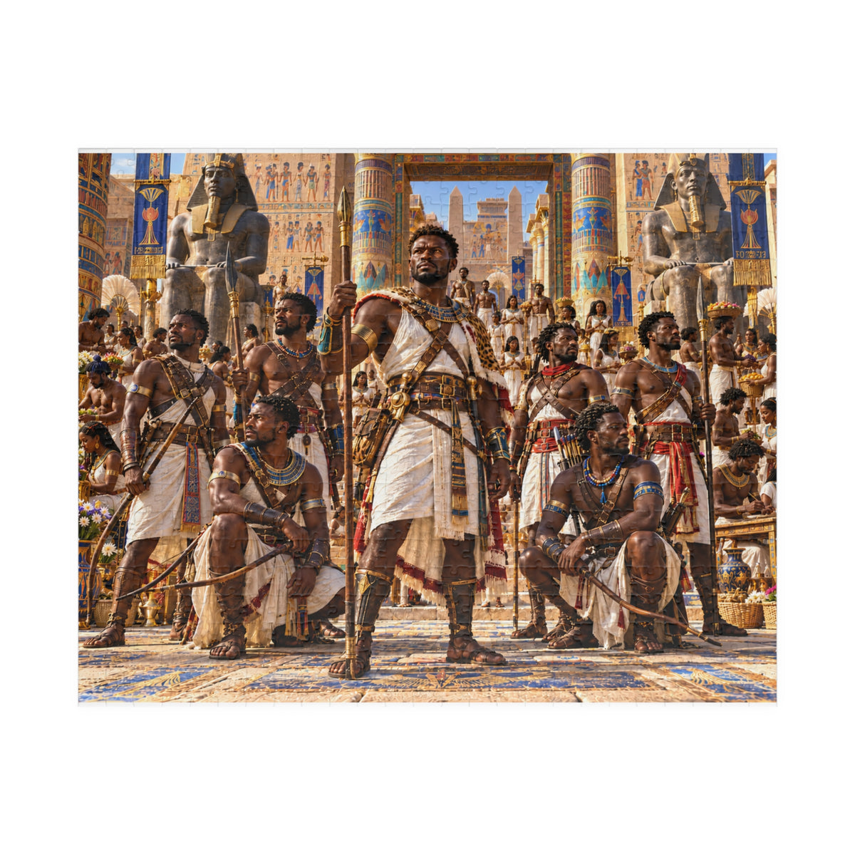 Medjay Guardians Jigsaw Puzzle | African Warrior Art | 110–1014 Pieces