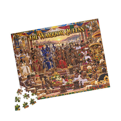 Warrior Queens Royal Assembly Jigsaw Puzzle | Black Women & African Heritage | 110–1014 Pieces