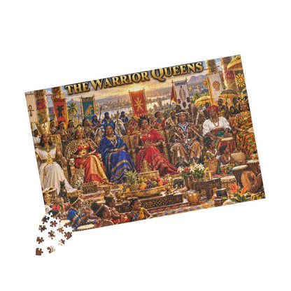 The Warrior Queens 500-Piece Jigsaw Puzzle | Seven Queens | Black History Gift