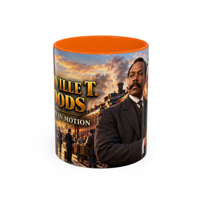 Granville T. Woods Coffee Mug | Ingenuity in Motion | Black Inventor Gift