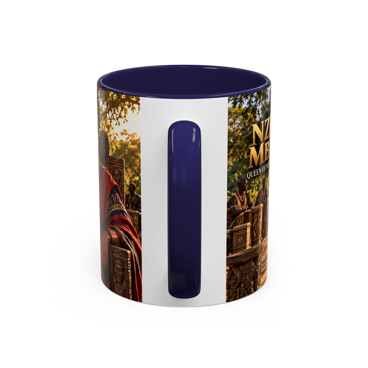 Queen Nzinga Coffee Mug | African Queen Art | Warrior Queens Collection