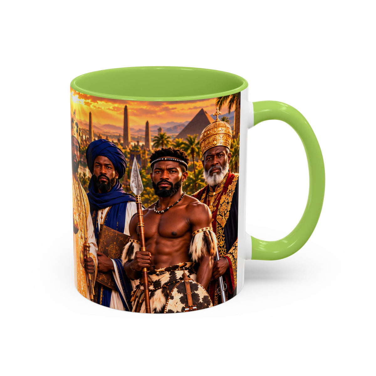 The Warrior Kings Coffee Mug | Seven Kings. One Legacy. | African History Gift
