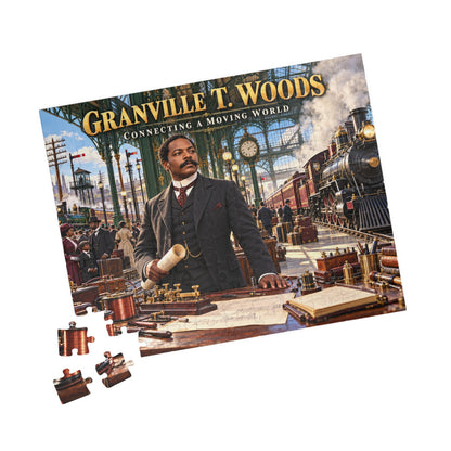 Granville T. Woods Jigsaw Puzzle — Connecting a Moving World
