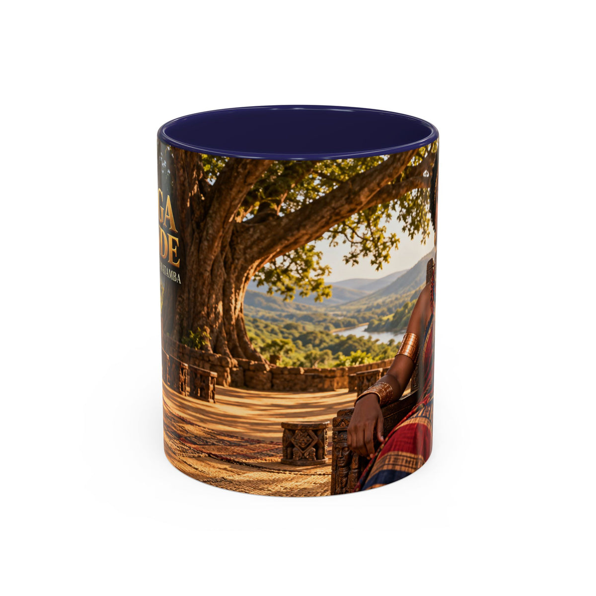 Queen Nzinga Coffee Mug | African Queen Art | Warrior Queens Collection