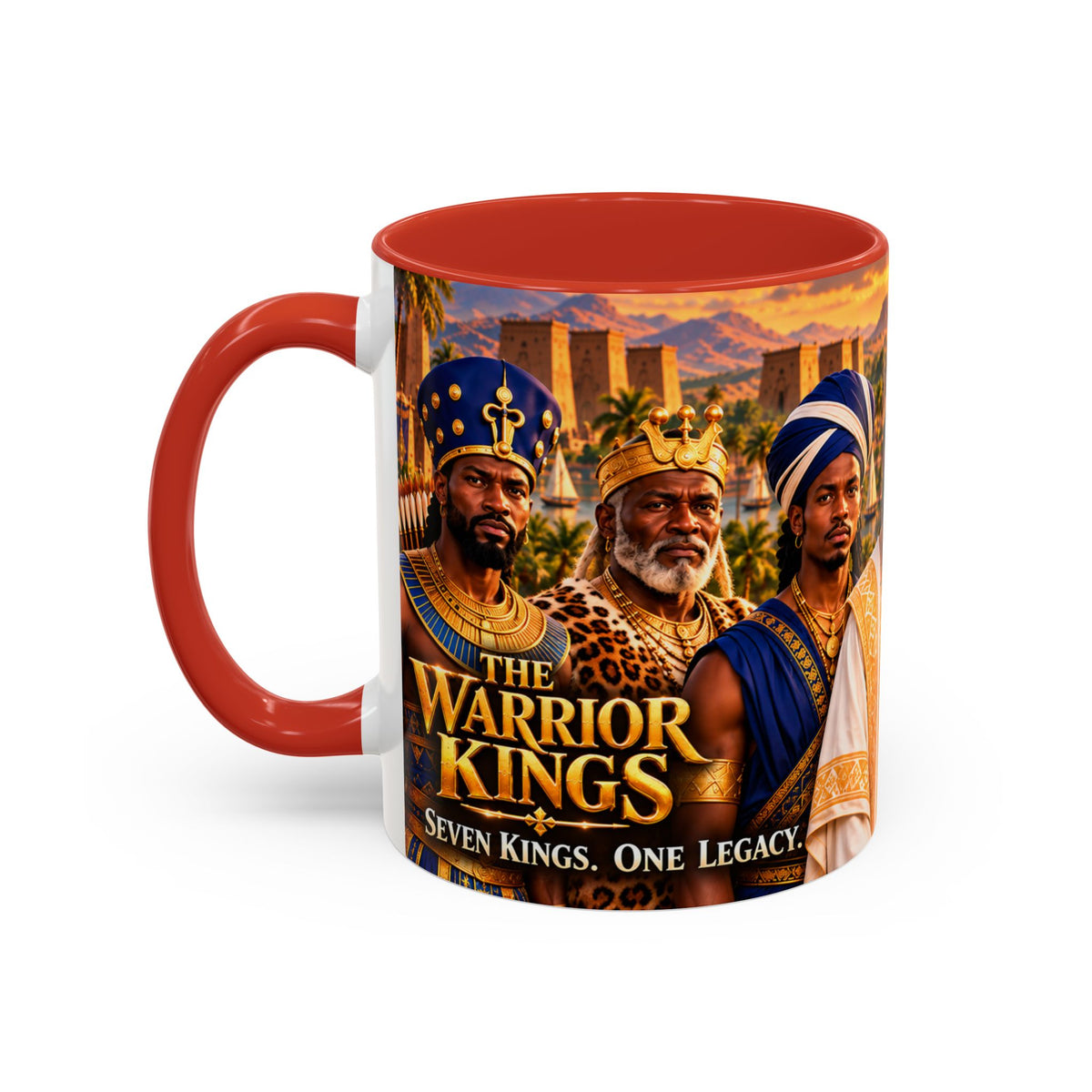 The Warrior Kings Coffee Mug | Wealth. Wisdom. Power. | African History Gift