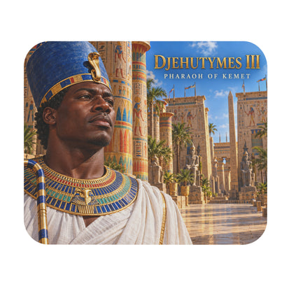 Djehutymes III Mouse Pad | Pharaoh of Kemet | African History Desk Accessory