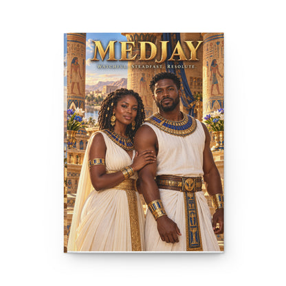 Medjay Couple Journal | Watchful, Steadfast, Resolute | African Heritage Notebook