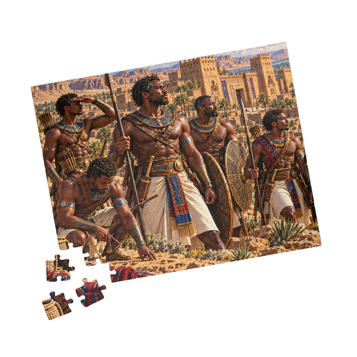 Medjay Lookout Jigsaw Puzzle | Guardians Above the City | 110–1014 Pieces