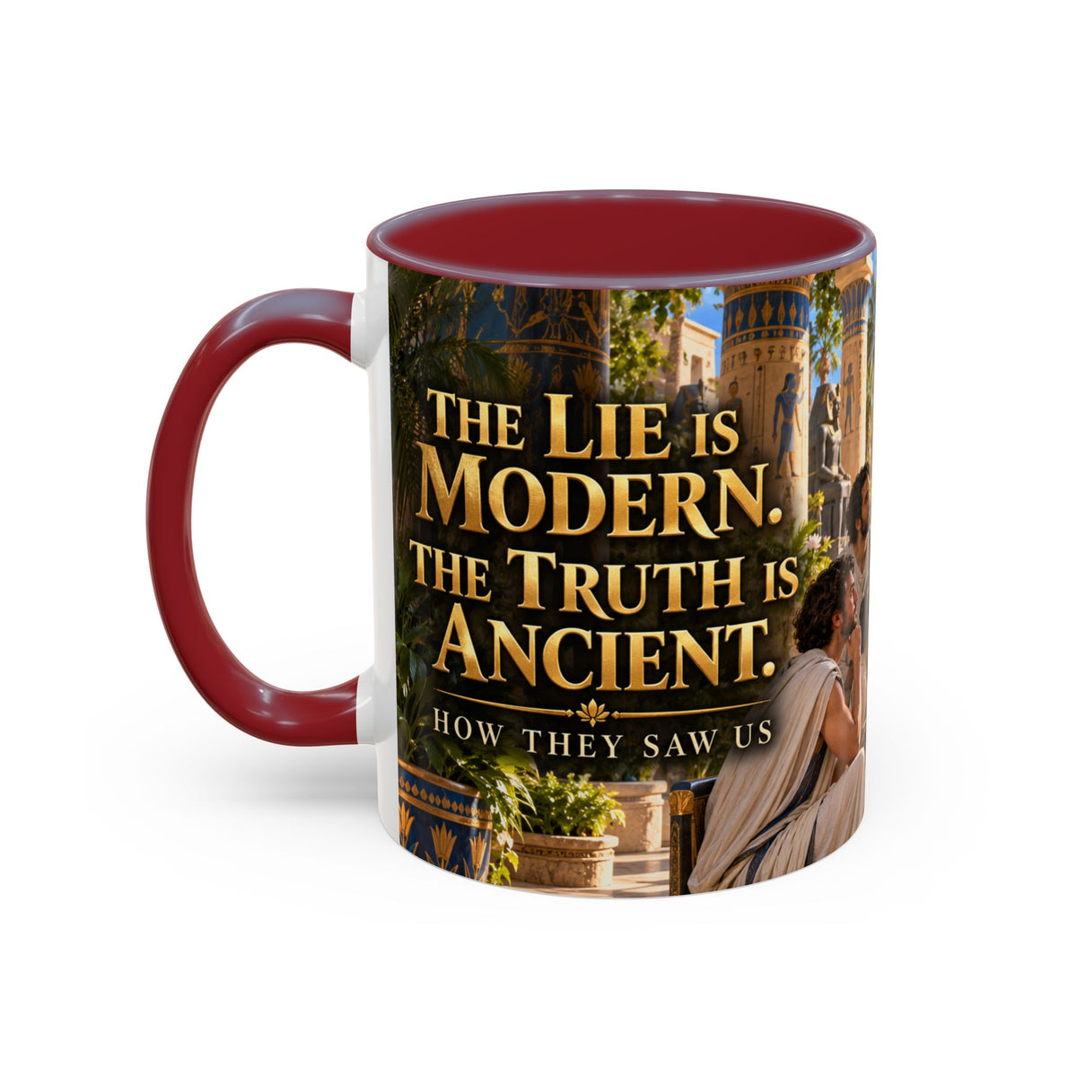The Lie Is Modern. The Truth Is Ancient. — Kemetic Scholars Coffee Mug