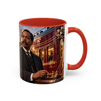 Granville T. Woods Coffee Mug | Ingenuity in Motion | Black Inventor Gift
