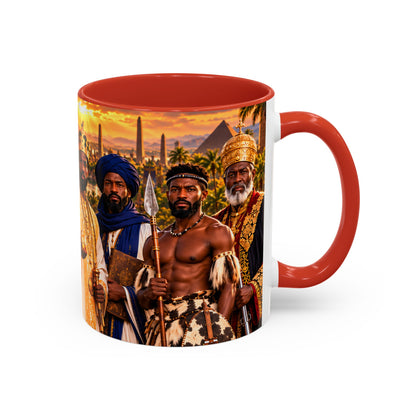 The Warrior Kings Coffee Mug | Seven Kings. One Legacy. | African History Gift