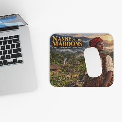 Nanny of the Maroons Mouse Pad | Jamaican Heritage & Black Woman Art