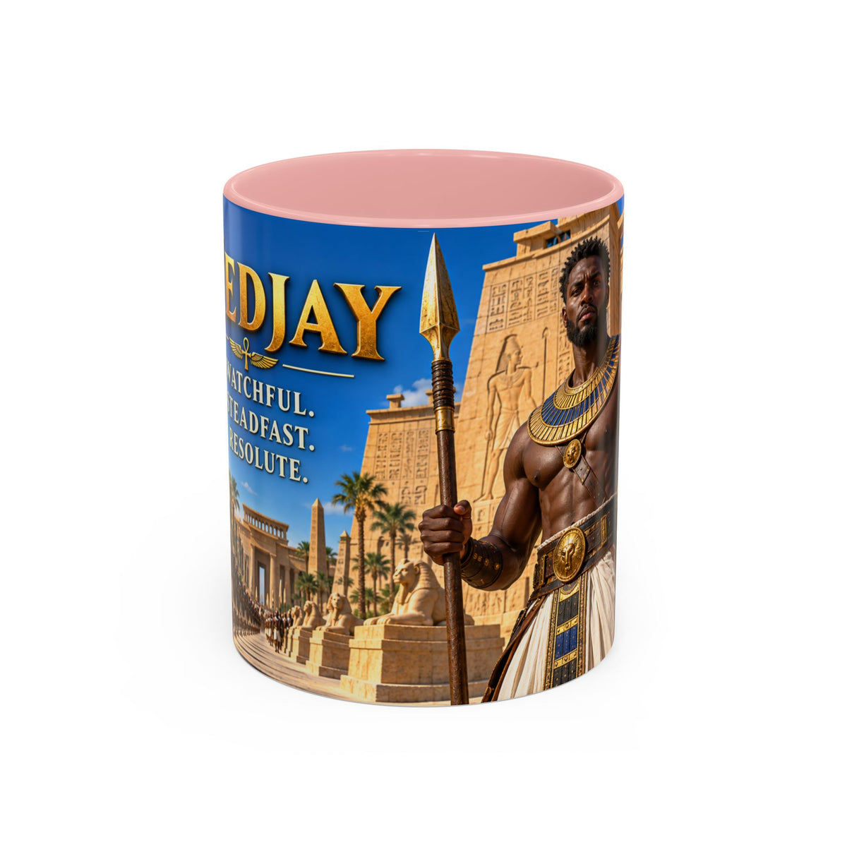 Medjay Warrior Coffee Mug | Watchful, Steadfast, Resolute | 11oz & 15oz