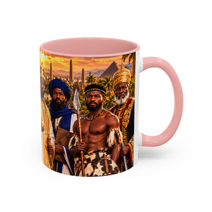 The Warrior Kings Coffee Mug | Seven Kings. One Legacy. | African History Gift
