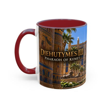 Djehutymes III Coffee Mug | Pharaoh of Kemet | African History Mug