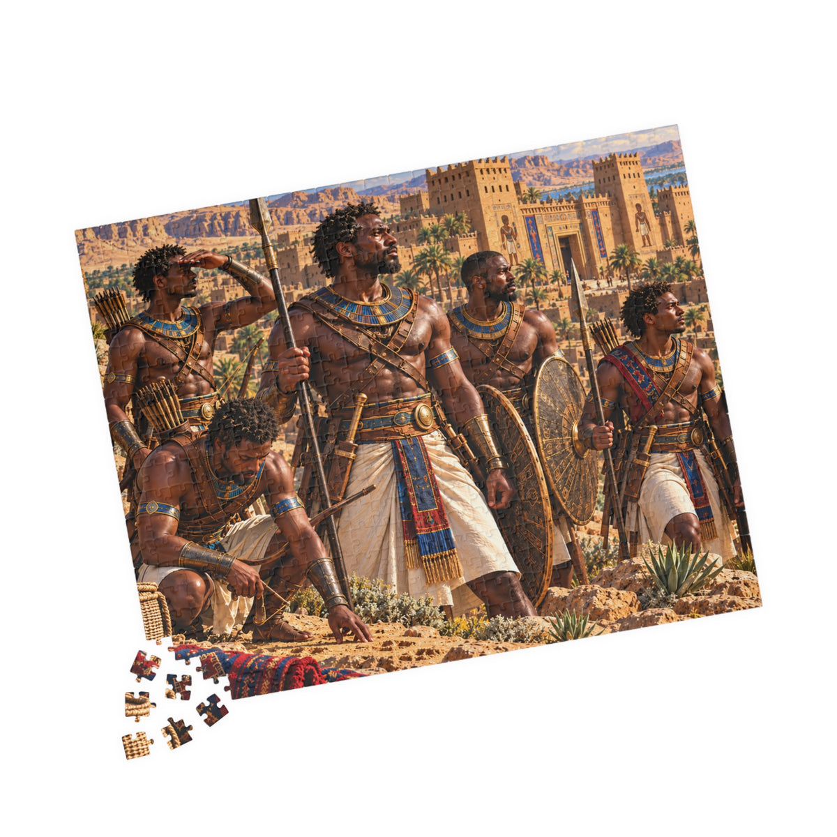 Medjay Lookout Jigsaw Puzzle | Guardians Above the City | 110–1014 Pieces