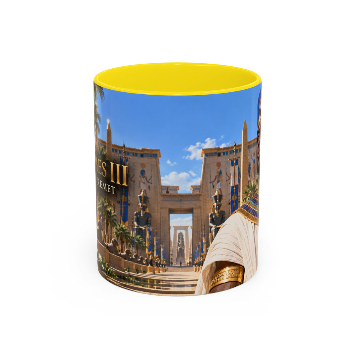 Djehutymes III Coffee Mug | Pharaoh of Kemet | African History Mug