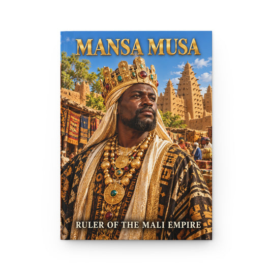 Mansa Musa Hardcover Journal | Ruler of the Mali Empire | African History Journal