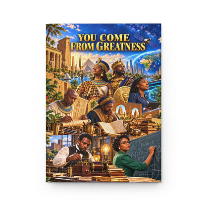 You Come From Greatness — African Heritage Hardcover Journal
